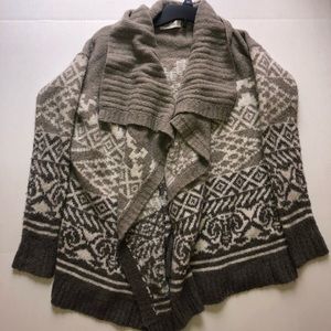 Abercrombie & Fitch grey printed cardigan